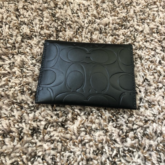 Coach Embossed Card/ID case - Picture 2 of 4